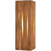 TRIO Karuni vegglampe, natur, tre, metall, E14