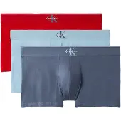 Calvin Klein Lv00nb4472 Trunk Boxers 3 Enheter