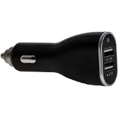 Sinox 12V USB Charger 2.1A+1A Black