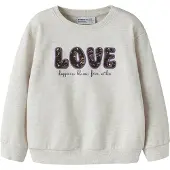 Name it Collegegenser - NmfOclove - Peyote Melange - - 3 år (98) - Collegegenser