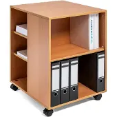 Durable 3113-47, Tre, Multimediavogn, Melamine, 25 kg, 6 hyller, 4 hjul
