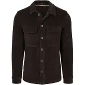 No-excess Overshirt Bouclé Råhvit Brun Størrelse