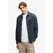 Superdry Twill Tweed Jersey Skjorte Med Lange Ermer