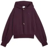 Puma HER Relaxed Fleece Hoodie Women, Clothing, Ruby Noir, L