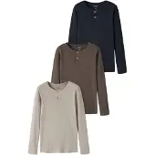 Name it 3-pakning Ribbestrikk Topp
