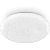 Briloner LED-taklampe «Bright Sky», hvit, 51 W, stjernehimmel