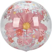 Little Dutch Badeball - 35 cm - 3D-figur - Rosa Blomster - - OneSize - Badeball