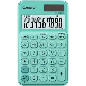 Casio SL-310UC - Lommekalkulator - 10 sifre - solpanel, batteri - grønn