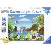 Ravensburger Puslespill - 200 Brikker - Pokémon - - OneSize - Puslespill