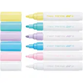 Pilot Marker Pilot Pintor Pastel Mix Medium 1,4 mm med 6 stk. ass. farver
