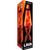 Lava Lava-lampe hvit/3-farget, regnbuebunn 37 cm