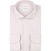 Profuomo Twill Skjorte Striper Beige Størrelse