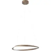 Eglo LED-hengelampe CAMEROTA, bronse, Ø 55 cm, fjernkontroll