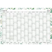 Mayland-Burde A/S Vægkalender, Mayland kæmpe, 72x735mm år: 2027, Flerfarvet,