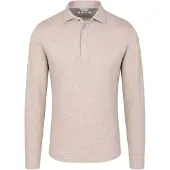 R2 Polo Camicia ingle Jerey Melange Beige tørrele