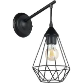 Eglo TARBES vegglampe E27 sort