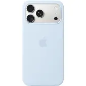 Apple silikonetui til iPhone 18 Pro Max med MagSafe (klarblå)