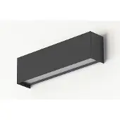 Nowodvorski Lighting Vegglampe Straight XS, bredde 26 cm, grafitt