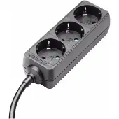 Adam hall 3 Socket EU Power Strip 3m Cable