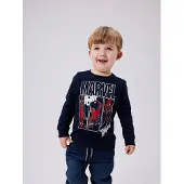 Name it Collegegenser - Noos - NmmJessie Spider-Man - Dark Sapph - - 2 år (92) - Collegegenser