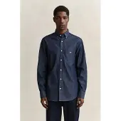 Gant Reg Indigo Bd Skjorte Med Lange Ermer