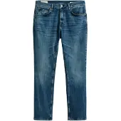 Gant for man. 1000011 Jaans Regular Fit Blue (32/34), Casual, Cotton, Denim