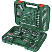 Bosch Skralle Sett Med Bits Og Piper 132 Stykker