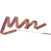Goki Gymnastics Ribbon Rainbow