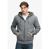 Superdry Borg Lined Genser Med Hel Glidelås