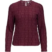 Object Teksturert Langermet Bluse