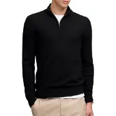 Superdry Essential Lightweight Wool Blend Genser Med Halv Glidelås