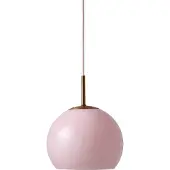 Frandsen Ball pendellampe, opal rosé, Ø 18 cm, glass
