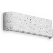 Ideal Lux LED-vegglampe Delta, sementfarge, bredde 30 cm, 3 000 K