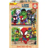 Spidey and his Amazing Friends Puslespill - Marvel Spidey - 2x25 Brikker - - OneSize - Puslespill