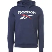 Reebok Identity Fleece Stacked Logo Pullover Collegegenser