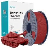 SUNLU PLA+ rød høyhastighetsfilament