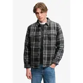 Superdry Borg Lined Miller Overshirt Skjorte Med Lange Ermer