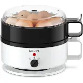 Krups EG 230115, 7 egg, Plast, Rotasjon, Hvit, 187 mm, 134 mm