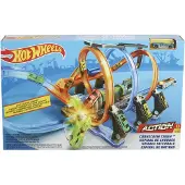 Hot Wheels Corkscrew Crash Track Set