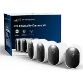 Arlo Pro 6 overvåkningskamera 2K+ 4MP IP65, hvit 4-pk