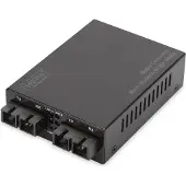Digitus Professional DN-82024 - Medieomformer - 100Mb LAN - 100Base-FX - SC flermodus / SC-enkeltmodus - opp til 20 km - 1310 nm