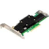 Broadcom eHBA 9620-16i, PlayStation Network, SAS, SATA, Full høyde/lav profil, PCIe 4.0, Sort, Grønn, Sølv, 5000000 timer