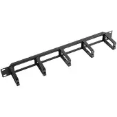 Lanberg AK-1202-B - 1U - Cable Management Panel