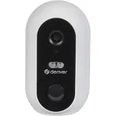 Denver WiFi-overvåkningskamera 1080p / batteridrevet utendørskamera / smart IP-kamera med bevegelsessensor
