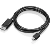 Lenovo - DisplayPort-kabel - Mini DisplayPort (hann) til DisplayPort (hann) - 2 m - for ThinkCentre M75t Gen 2 ThinkPad P51 ThinkStation P330 Gen 2 P34X P350 P520 P620