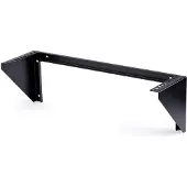 StarTech.com Startech 3U Wall Mount Patch Panel Bracket - 19 in - Steel Vertical Patch Panel Mounting Bracket for Networking Equipment (RK319WALLV) - Monteringsbrakett - veggmonterbar - svart - 3U - 19