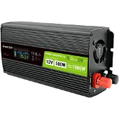 Green Cell INVGC12P500LCD inverter 12 V til 230 V 500 W/1000 W ren sinus