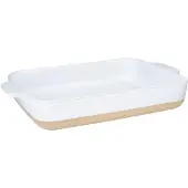 Lurch Terra Nova Ovnfast fad, hvid/creme, M