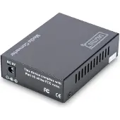 Digitus Professional DN-82110-1 - Fibermedieomformer - 1GbE - 10Base-T, 1000Base-SX, 100Base-TX, 1000Base-T - RJ-45 / ST flermodus - opp til 500 m - 850 nm