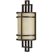 FEISS Vegglampe Fusion 1, bronse/rav, 39 cm